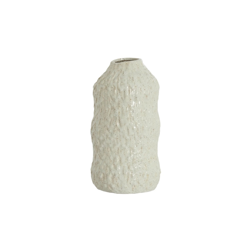 Vase en céramique texturée pour décoration intérieure - Dimensions non spécifiées