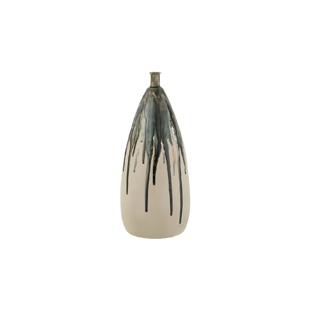Vase décoratif en céramique pour intérieur - 15 x 15 x 30