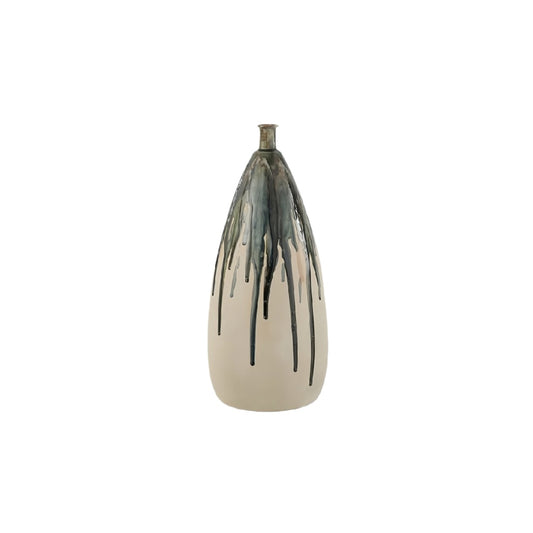 Vase décoratif en céramique pour intérieur - 15 x 15 x 30