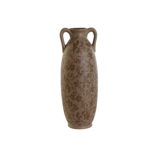 Vase décoratif en céramique pour arrangements floraux - 25 x 10 x 60