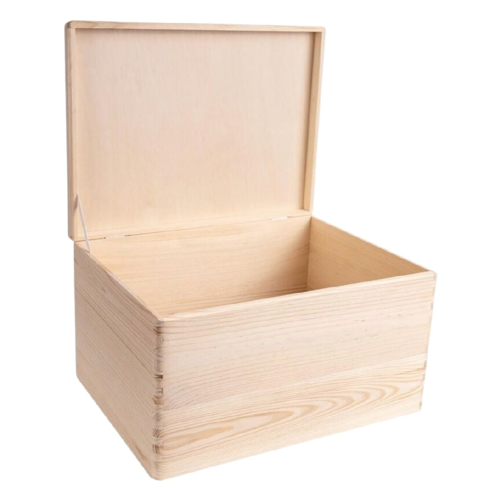 Boîte de rangement en bois pour organisation domestique - 30 x 20 x 15